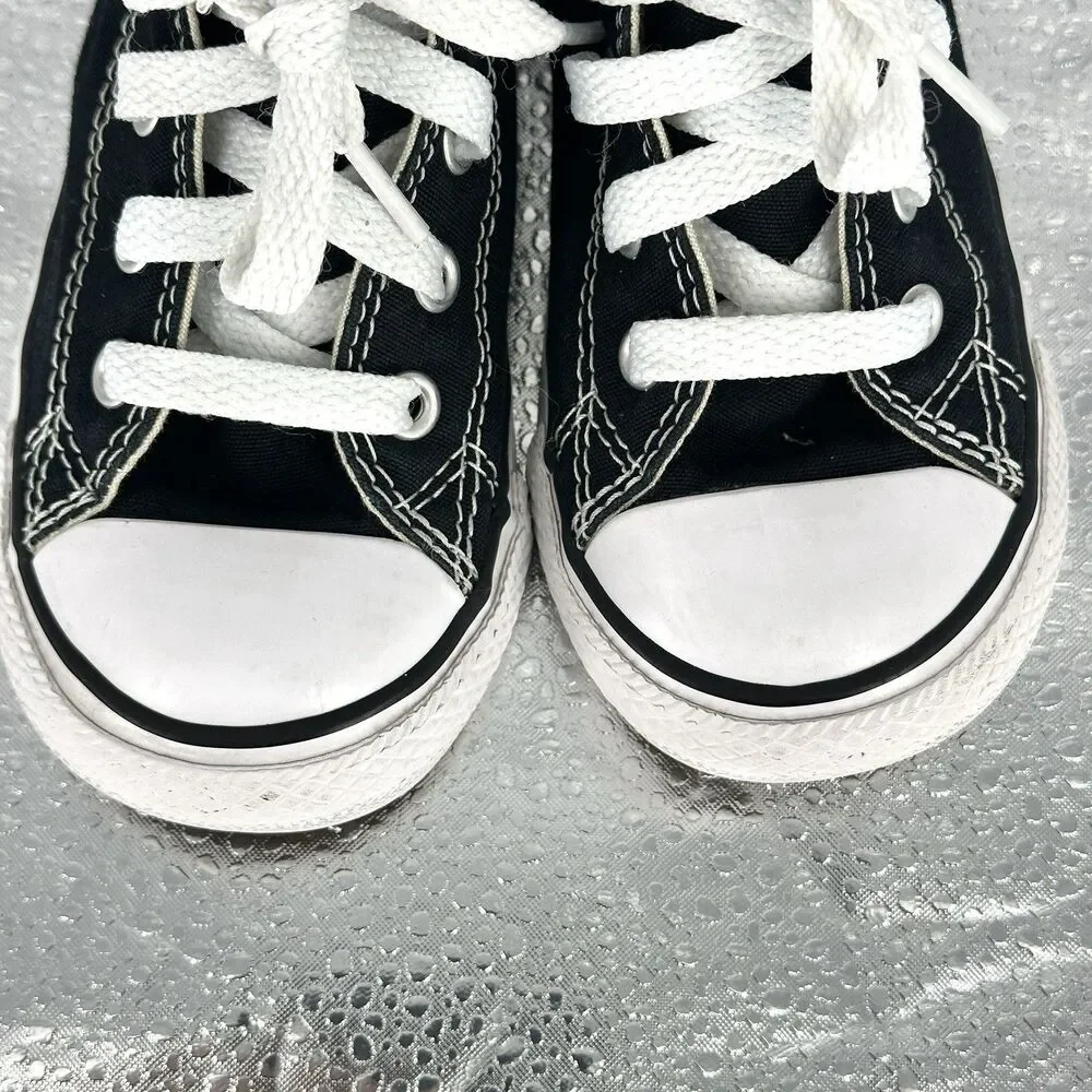 Converse Chuck Taylor All Star Hi Toddler Black/White Shoe Size 7C 7J231